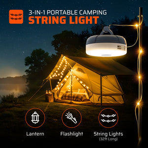 Portable LED Camping String Light