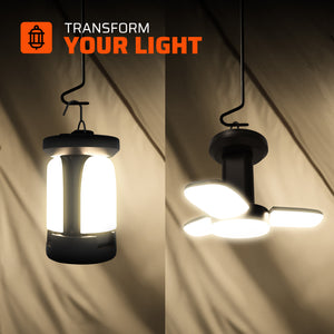3-Panel Camping Light